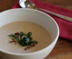 Celeriac and Pecan Soup