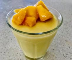 Mango and Coconut pudding (low sugar)