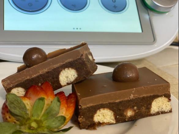 Chocolate Malteser Slice